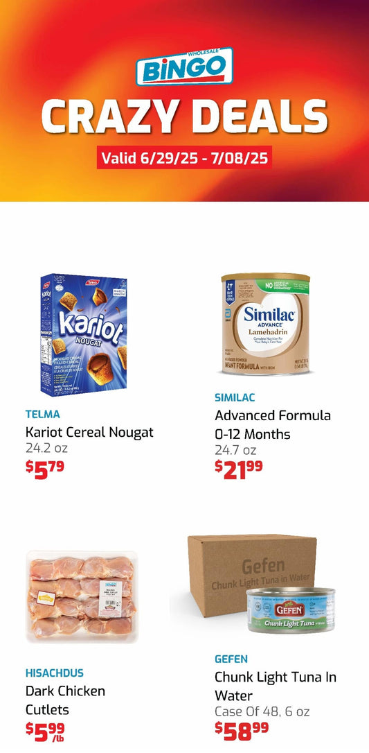Bingo Deals Week 6/29