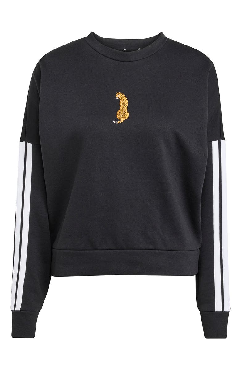 adidas Leopard Embroidered Sweatshirt