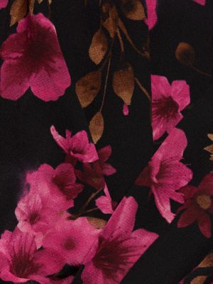 Elie Tahari Floral Azalea Print Midi Dress