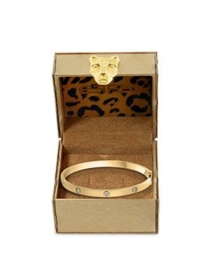 Effy
Effy Radiant Value 14K Goldplated Sterling Silver & 0.24 TCW Diamond Bangle Bracelet