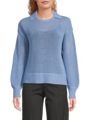 Joseph A
Lace Sleeve Sweater