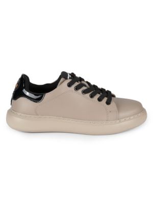 Karl Lagerfeld Paris
Log Sole Leather Combat Boots