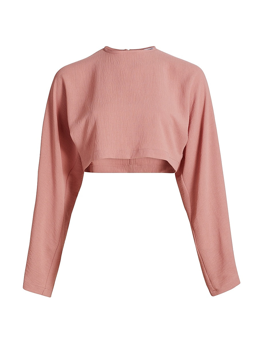 Ana Tapestry Cotton-Blend Blouse