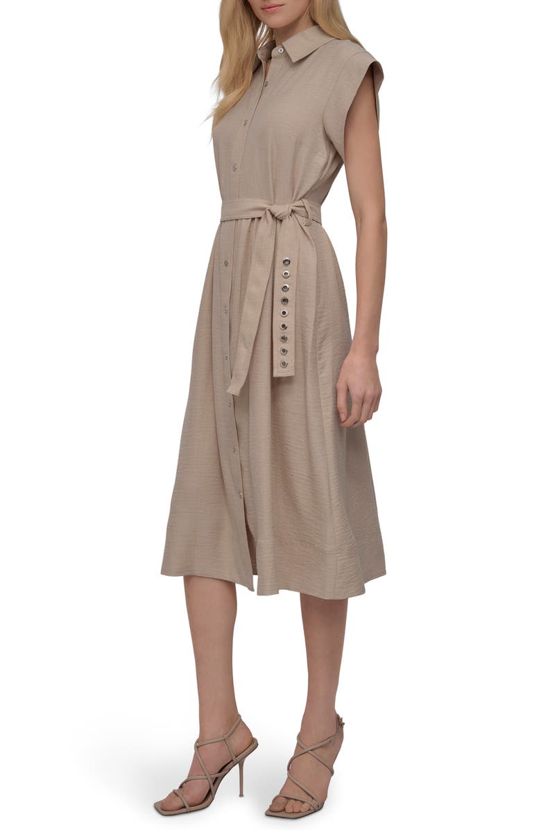 DKNY Tie Waist Shirtdress
