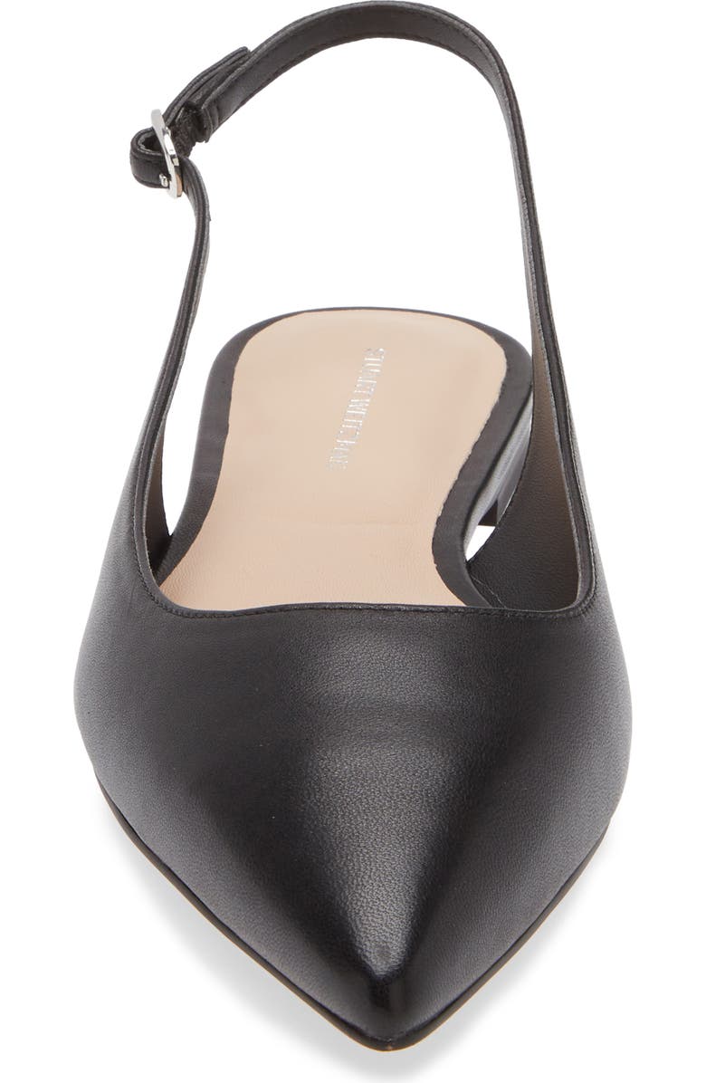 Stuart Weitzman Mara Pointed Toe Slingback Flat (Women)