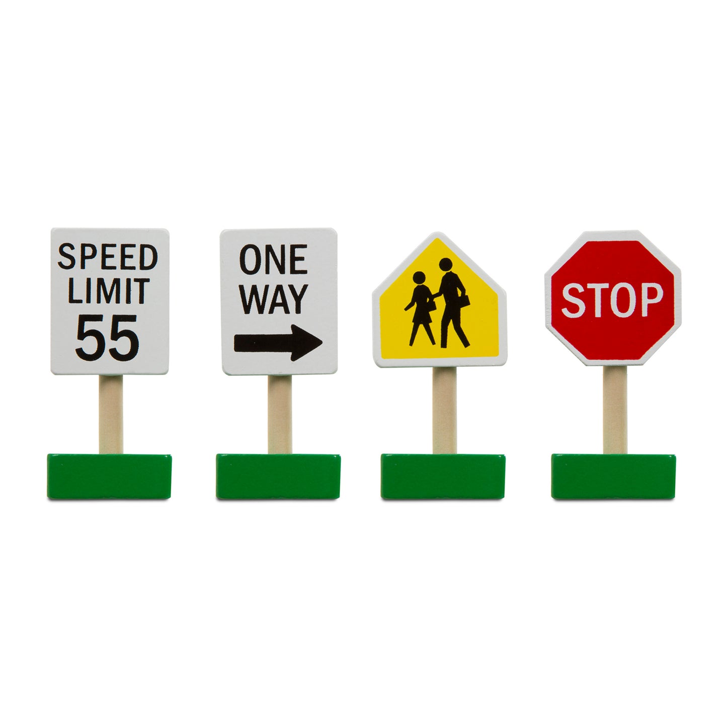 Walmart Melissa & Doug Jumbo Roadway Activity Rug, 4 Wooden Traffic Signs, 79"L X 60"W