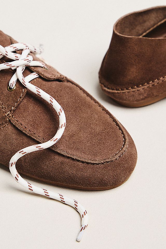 Anthropologie Coconuts by Matisse Petra Lace-Up Boat Shoes