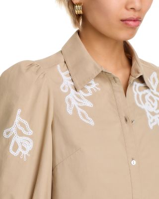 Cinq à Sept Trailing Peonies Tilda Blouse