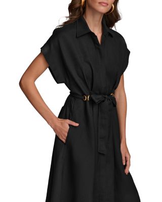 Donna Karan Belted Midi Dress