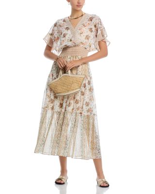 KOKO + MASON Kimono Short Sleeve Midi Dress