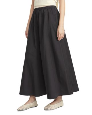 Point Poplin A Line Skirt