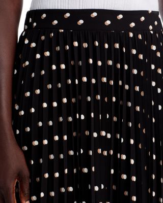 T Tahari Pleated Maxi Skirt