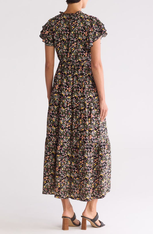 BY DESIGN Fatima Ruffled Tiered Maxi Dress