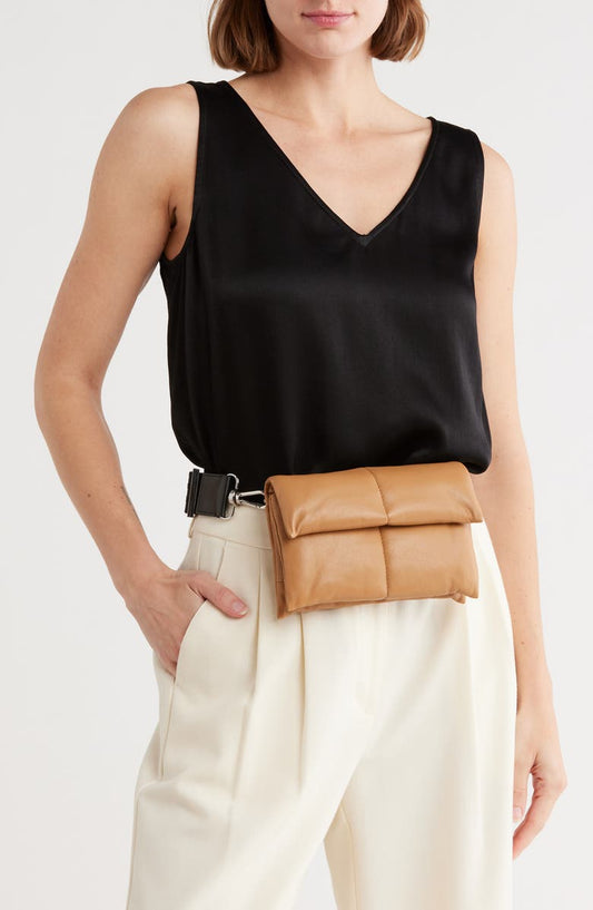 AllSaints Ezra Quilted Crossbody Bag