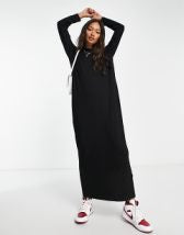 ARRANGE cotton voile maxi dress with lace trim in ivory