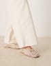 ARRANGE cotton voile maxi dress with lace trim in ivory