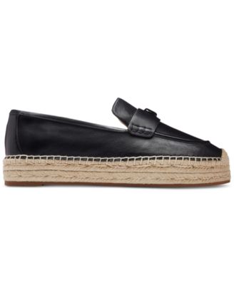 Macy's COACHWomen's Camilla Logo Espadrille Flat Loafers