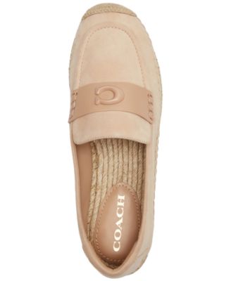 Macy's COACHWomen's Camilla Logo Espadrille Flat Loafers