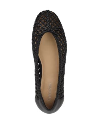 Macy's Calvin KleinWomen's Zatoria Woven Ballet Flats