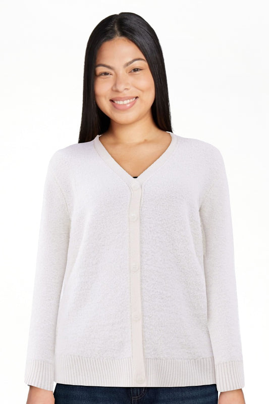 thumbnail image 2 of Time and Tru Women's Super Soft Button Cardigan, Sizes XS-XXXL, 2 of 8
