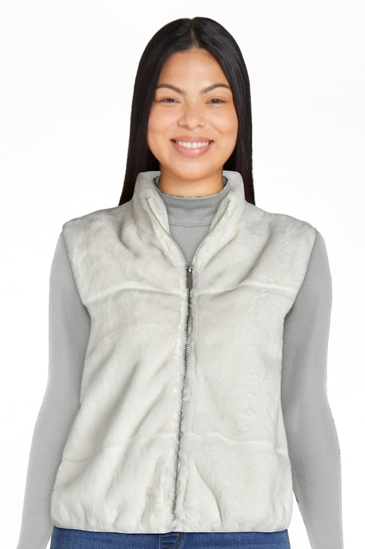 thumbnail image 2 of Madden NYC Women’s Faux Fur Vest, Midweight, Sizes XXS-XXL, 2 of 8