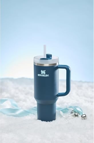 Amazon Stanley Quencher H2.0 Tumbler with Handle and Straw 40 oz | Flowstate 3-Position Lid | Cup Holder Compatible for Travel | Insulated Stainless Steel Cup | BPA-Free | Stargaze