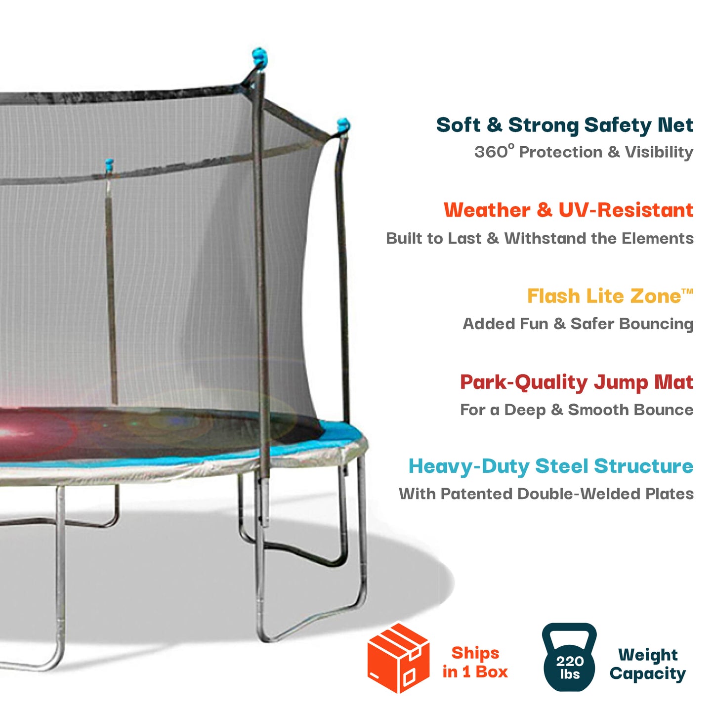 Walmart Bounce Pro 14ft Trampoline with Flash Lite Zone