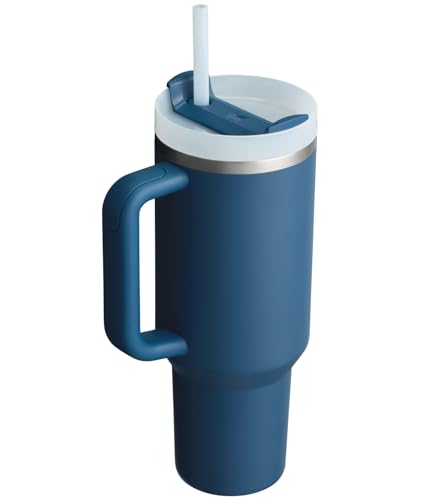 Amazon Stanley Quencher H2.0 Tumbler with Handle and Straw 40 oz | Flowstate 3-Position Lid | Cup Holder Compatible for Travel | Insulated Stainless Steel Cup | BPA-Free | Stargaze