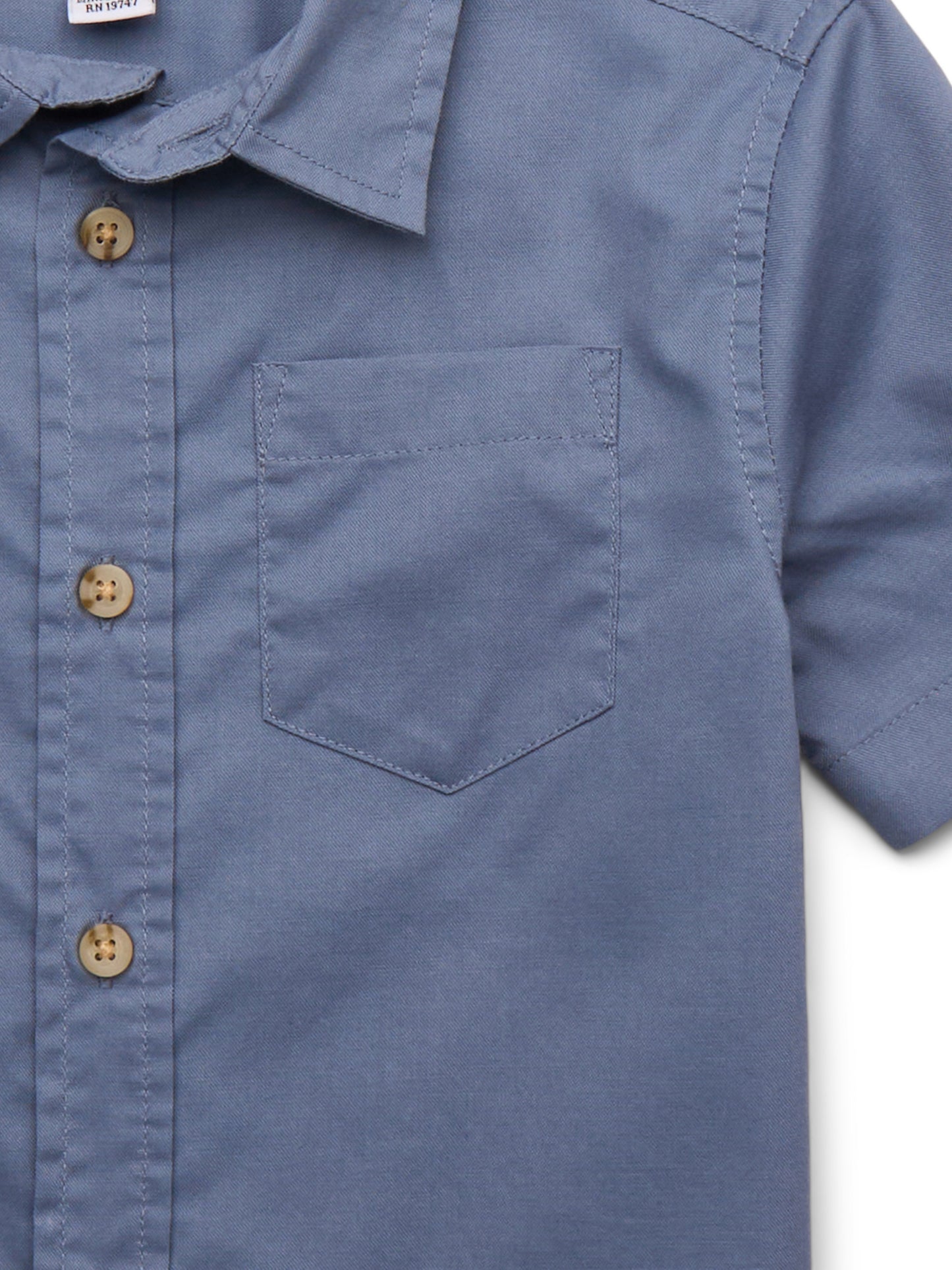 Walmart Wrangler Boys Button-Up Short Sleeve Shirt, Sizes 4-16