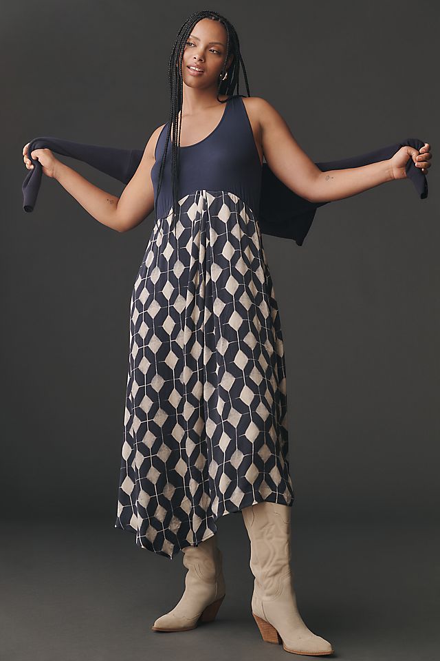 Anthropologie The Gemini Twofer Sweater + Dress Set