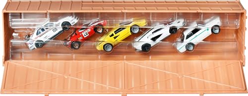 Hot Wheels Premium Car Culture Set of 5 Toy Cars in Collectible Container, Che Figata Die-Cast 1:64 Scale 5-Pack