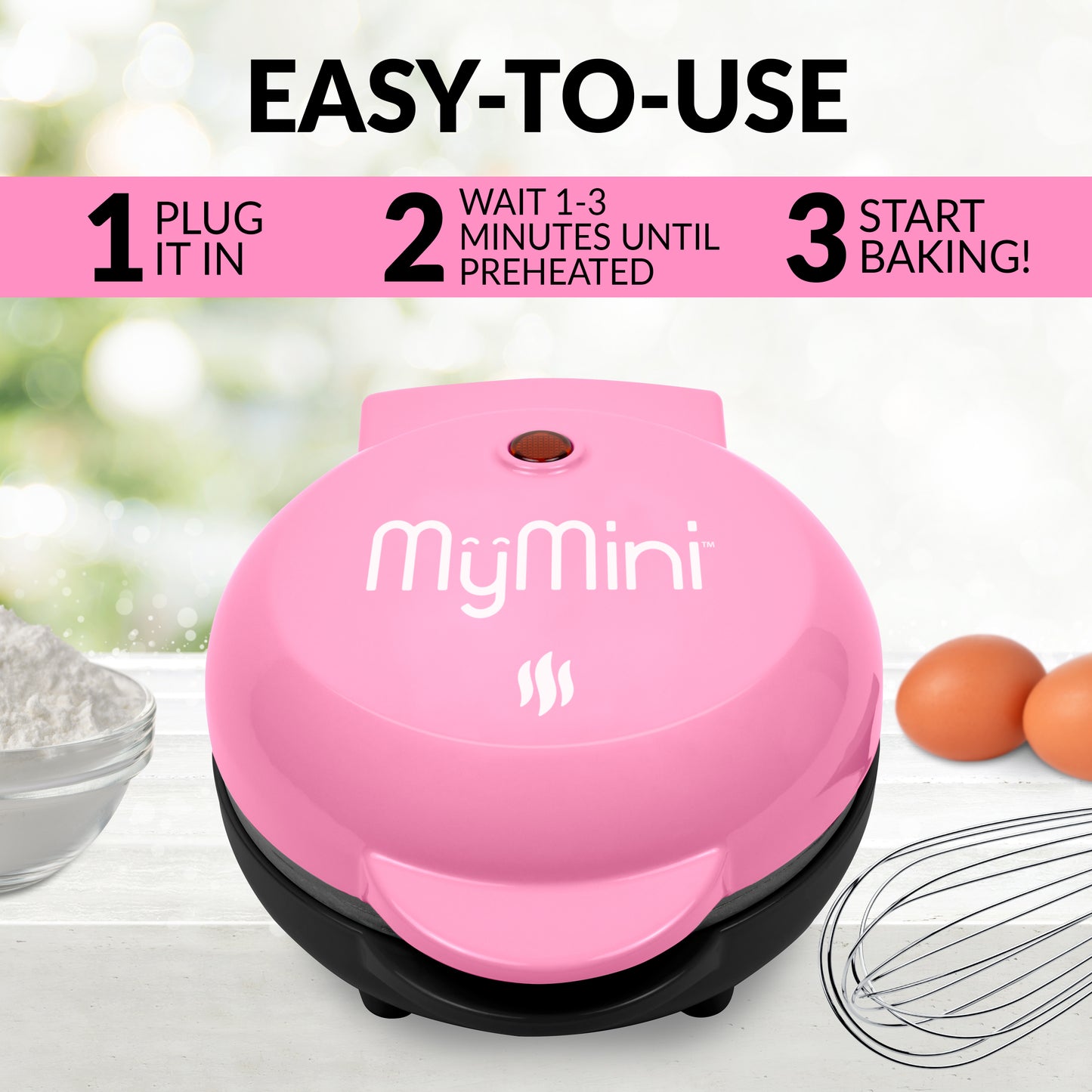Walmart MyMini Heart Waffle Maker