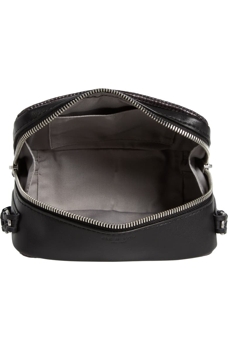 rag & bone Cami Straw & Leather Camera Bag