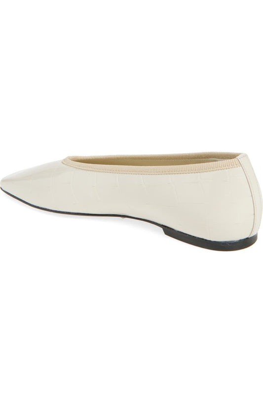 TOTEME Croc Embossed Ballet Flat (Women)