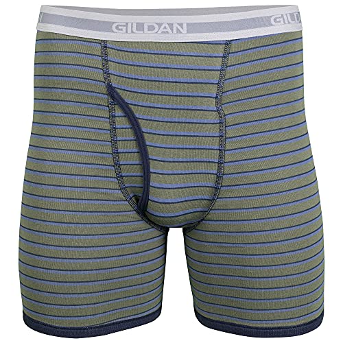 Gildan Mens Underwear Boxer Briefs, Multipack