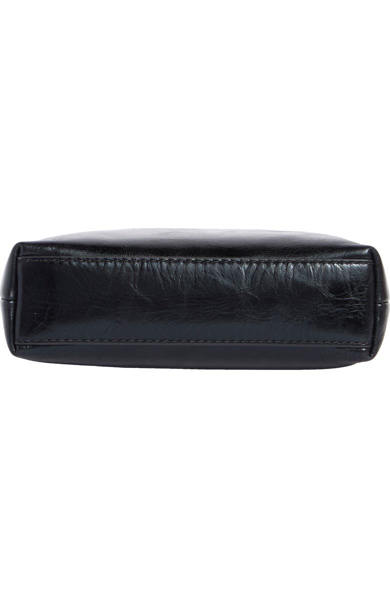 Veronica Beard Small Slouch Metallic Convertible Leather Shoulder Bag