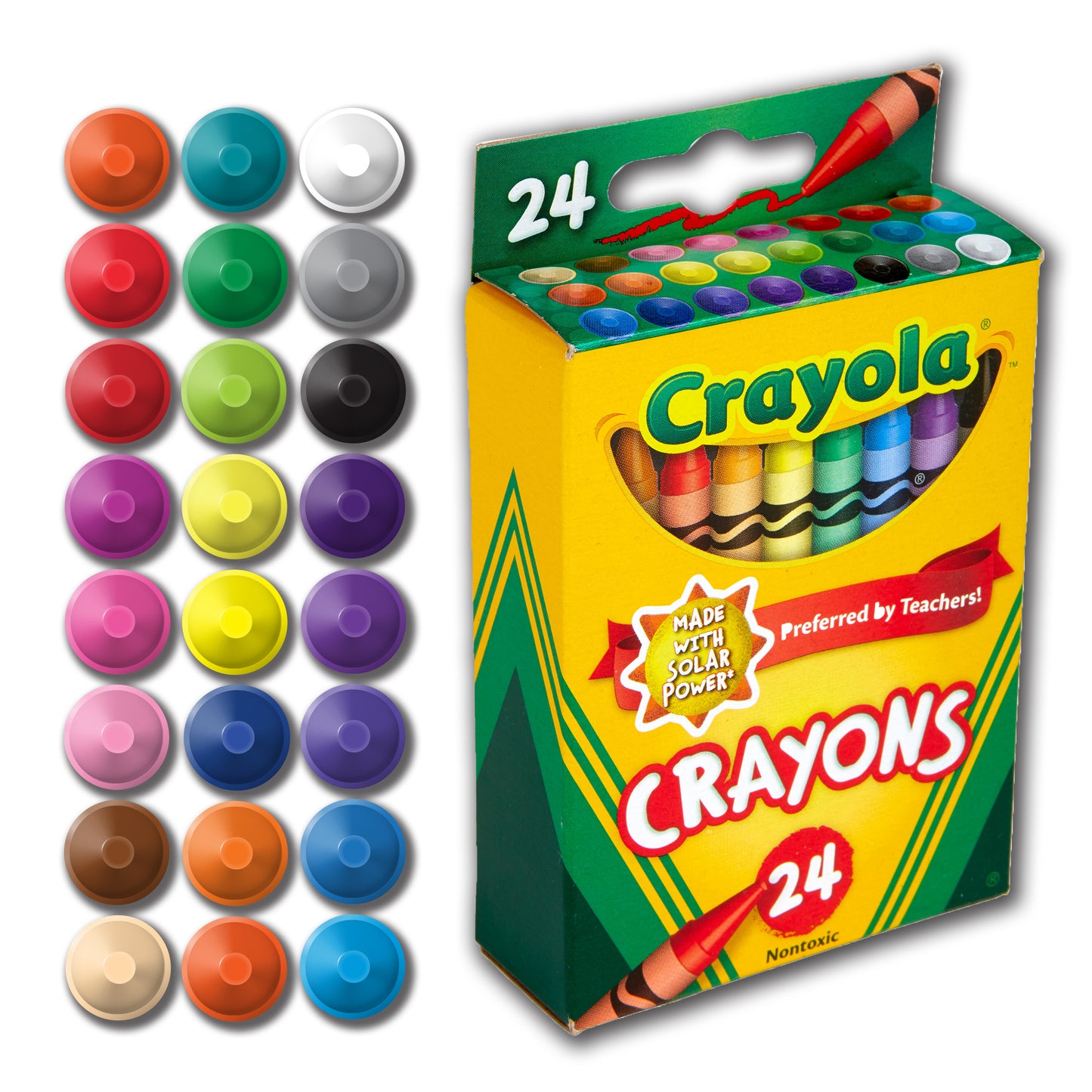 Walmart Crayola Crayons, 24 Count, Back to School Supplies, Classroom Must Haves for Teachers, Classic Colors, Gifts, 3+