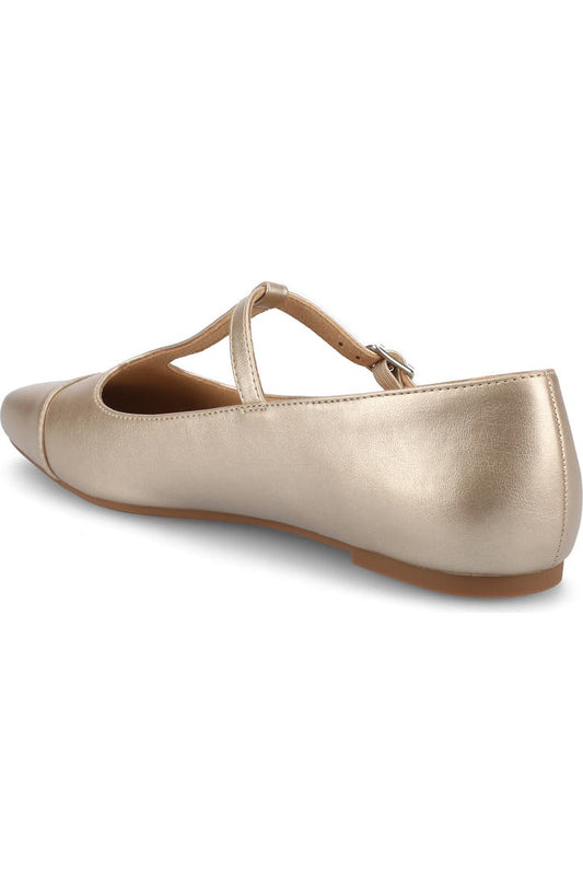 Journee Collection Thea T-Strap Flat (Women)