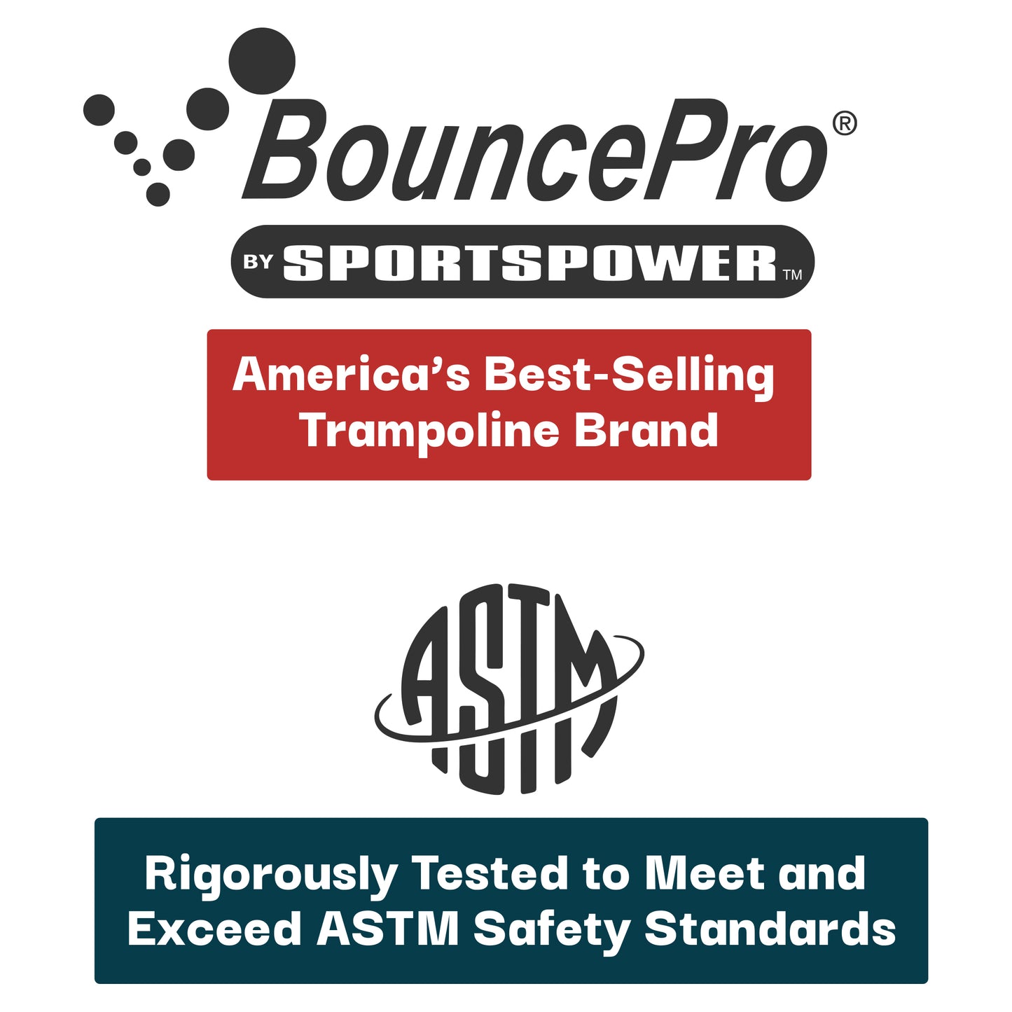 Walmart Sportspower Bounce Pro 6x8’ Rectangular Trampoline for Kids 6+ with Safety-Enclosure in Gray and Orange