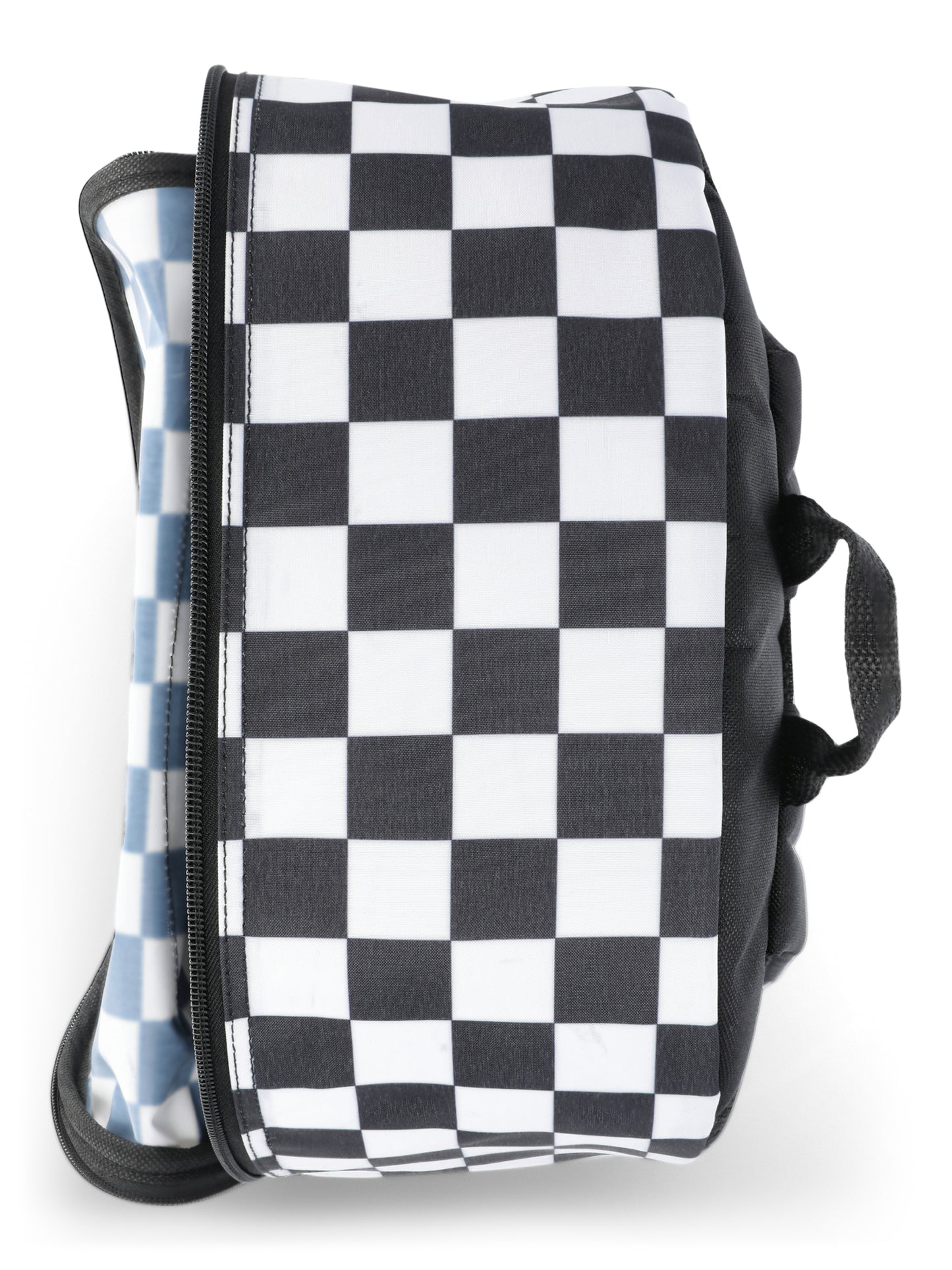 Walmart Wonder Nation Kids Unisex 16" Checkered Backpack, Black/White