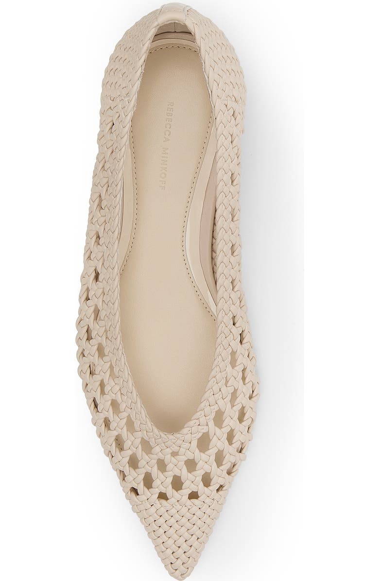 Rebecca Minkoff Bellerina Pointed Cap Toe Flat (Women)