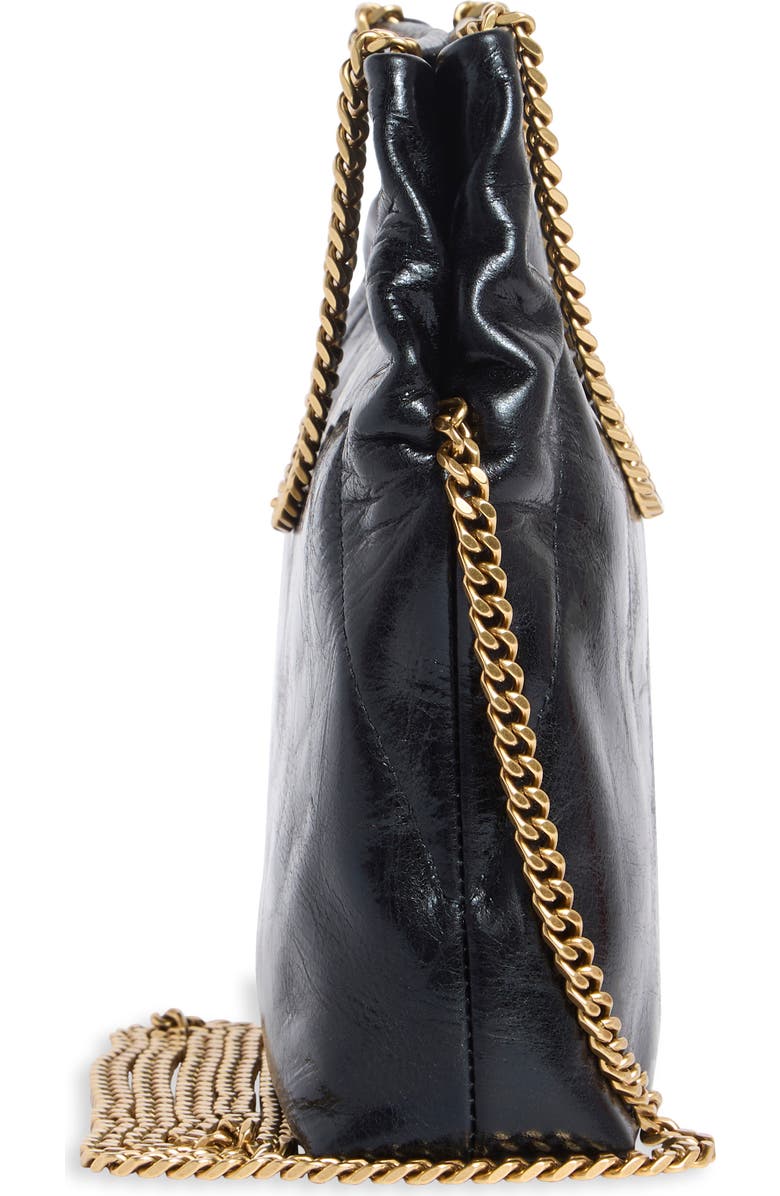 Veronica Beard Small Slouch Metallic Convertible Leather Shoulder Bag