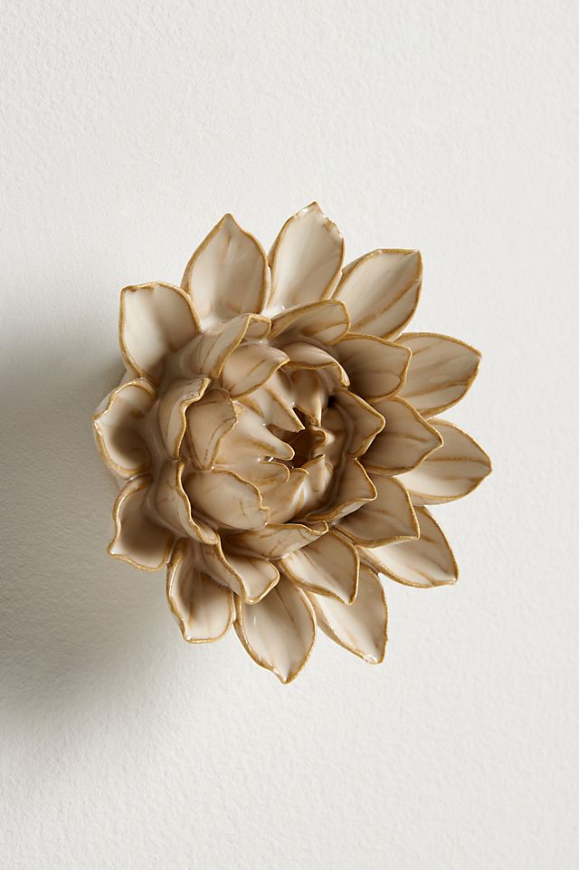 Anthropologie Ceramic Flower Gallery Wall Charm