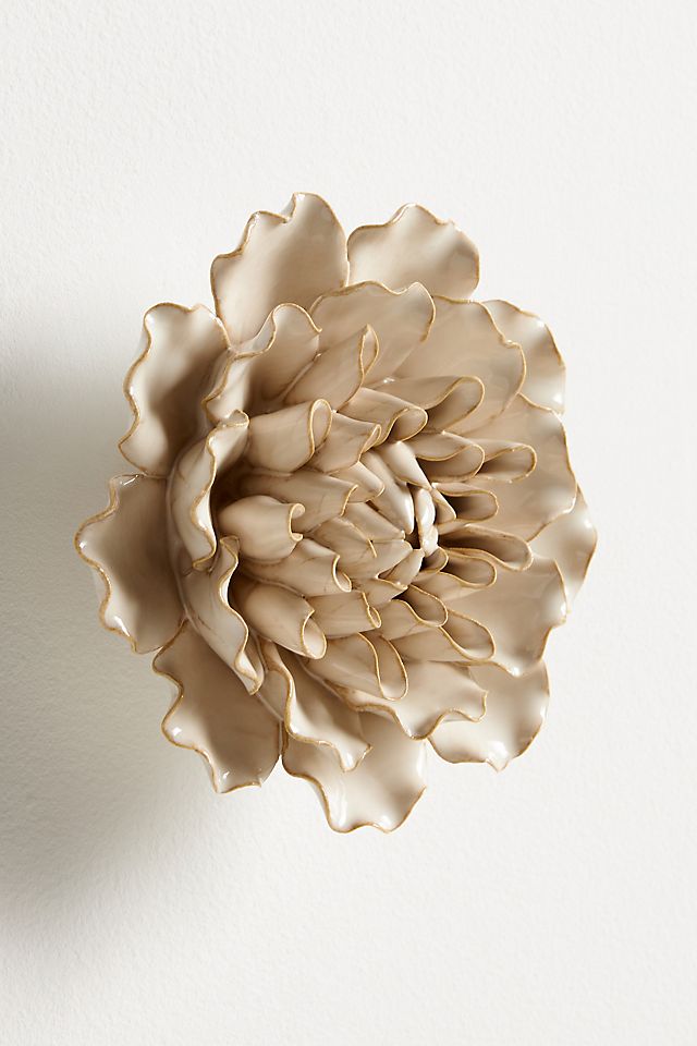 Anthropologie Ceramic Flower Gallery Wall Charm