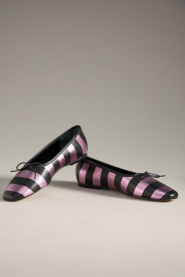 Anthropologie Maeve Square-Toe Ballet Flats