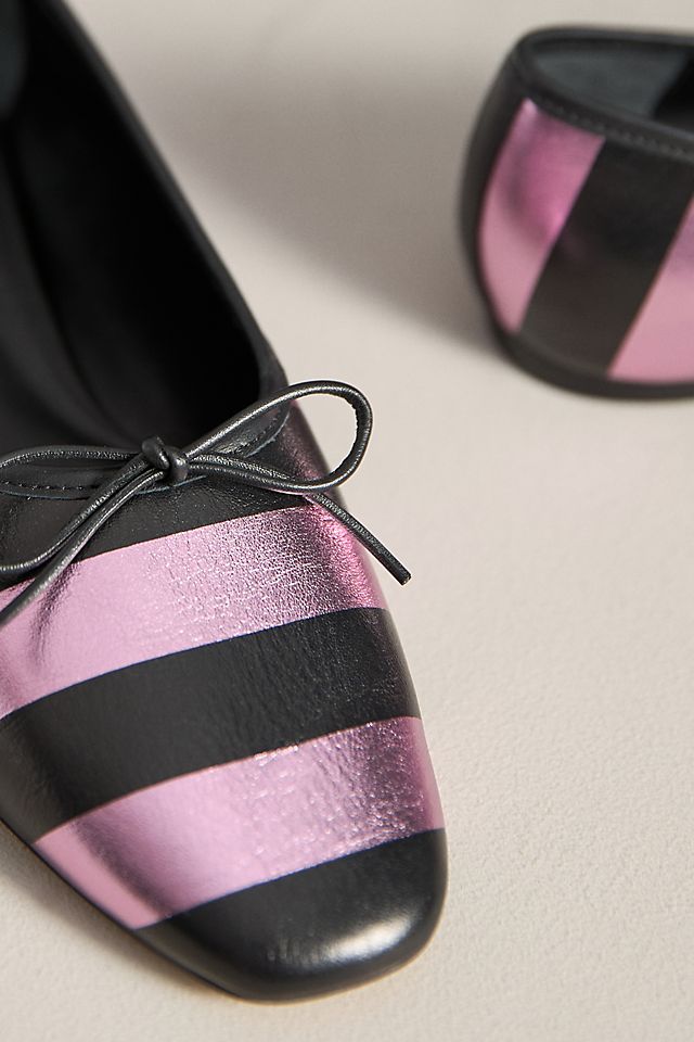 Anthropologie Maeve Square-Toe Ballet Flats
