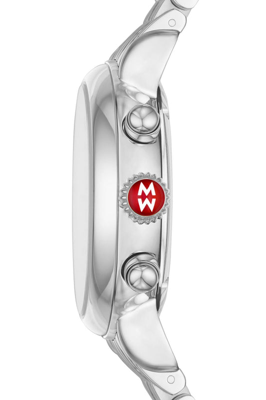 MICHELE Women's Stainless CSX36 Watch, 36 MM - 0.02ctw, Alternate, color,