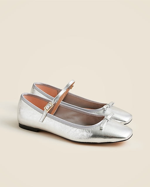 Andi keyhole ballet flats in leather
