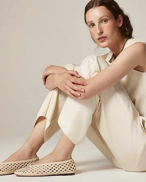 Andi keyhole ballet flats in leather