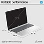 HP 15.6" LED Laptop, Intel Core i3-N305, 8GB RAM, 256GB SSD,+ 7 hours battery, Windows 11 (B42YPUA#ABA)